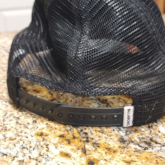 Billabong Women's Across Waves Adjustable Trucker Hat with Mesh Back Black Sands - Picture 7 of 7